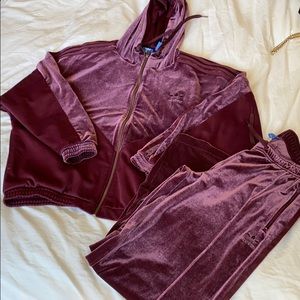 Adidas set Velvet Vibes Track-jacket & TrackPants